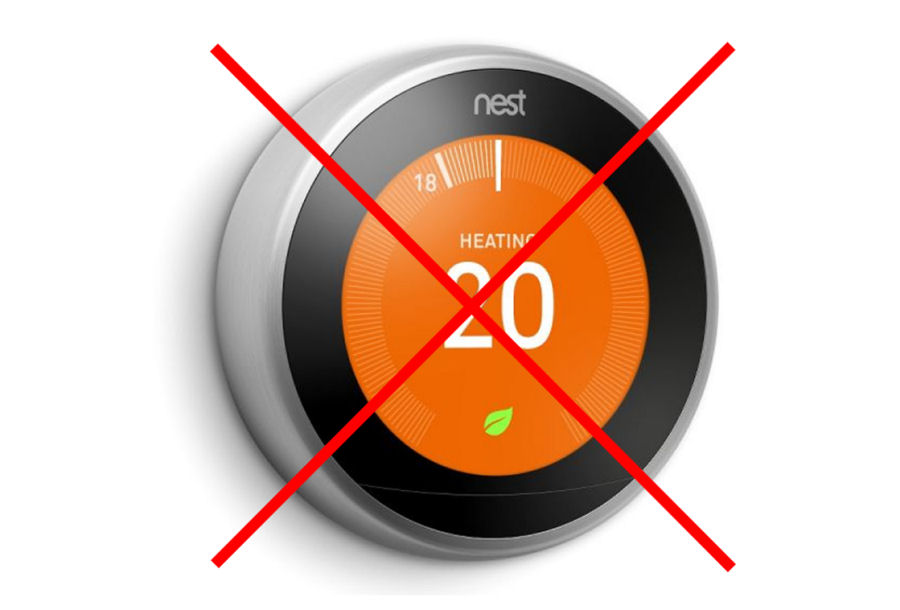 No smart thermostat